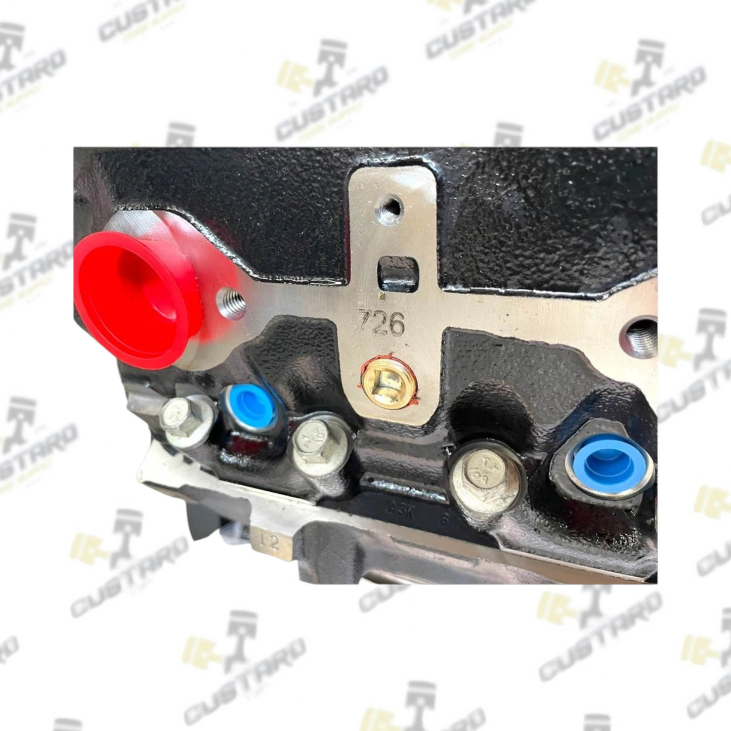 Reman Mercruiser 5.7L 350 Vortec Marine Longblock Engine