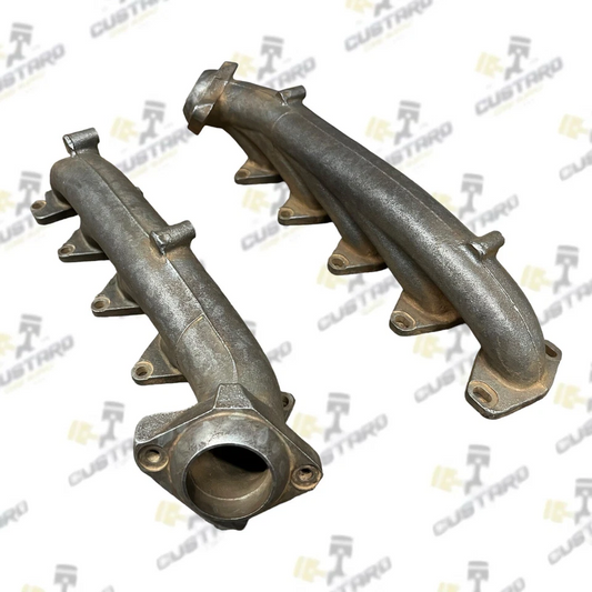 Genuine Ford 6.8L V10 Exhaust Manifold Driver & Passenger Side Set Pair New OEM