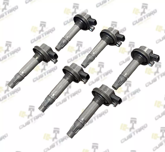 Set of 6 OEM FoMoCo 6Pc Ignition Coil For 2007 - 2014 Ford 3.5L V6 7T4E - 12A366 - EE 7T4E12A366EE