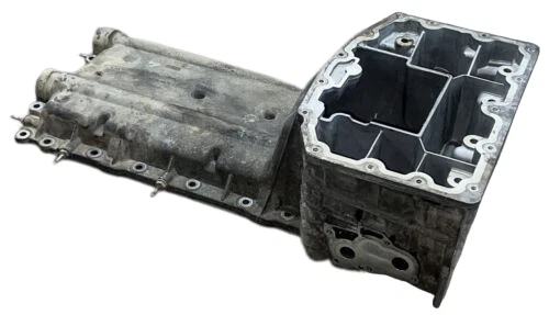 6.7 6.7L Ford Powerstroke Upper Engine Bare Oil Pan BC3Q-6676-ED BC3Q-6676-EE