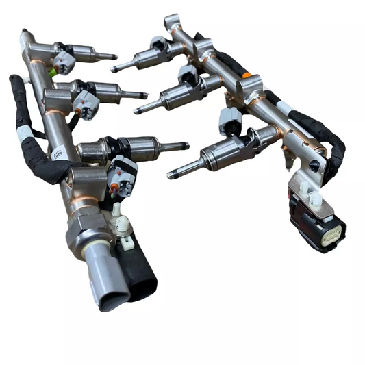 NEW Ford 3.5L 3.5 Turbo EcoBoost Fuel Injector Rail Assembly & Injector 6 Set