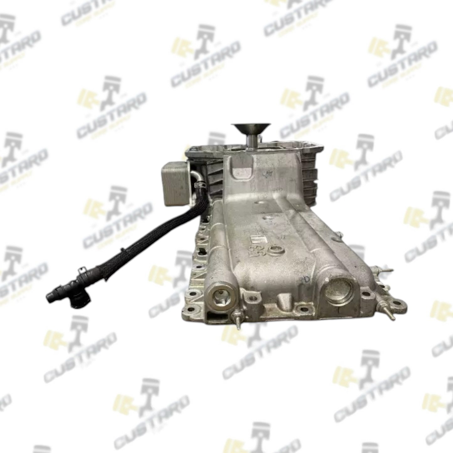 6.7L Powerstroke Upper Oil Pan USED P/N DC3Q-6676-AB
