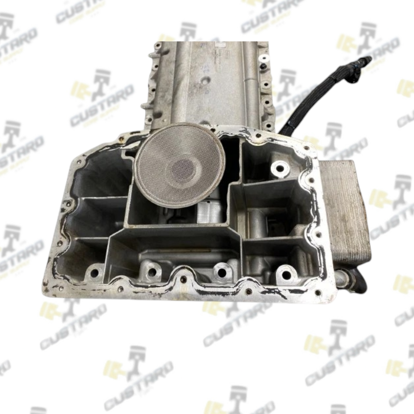 6.7L Powerstroke Upper Oil Pan USED P/N DC3Q-6676-AB