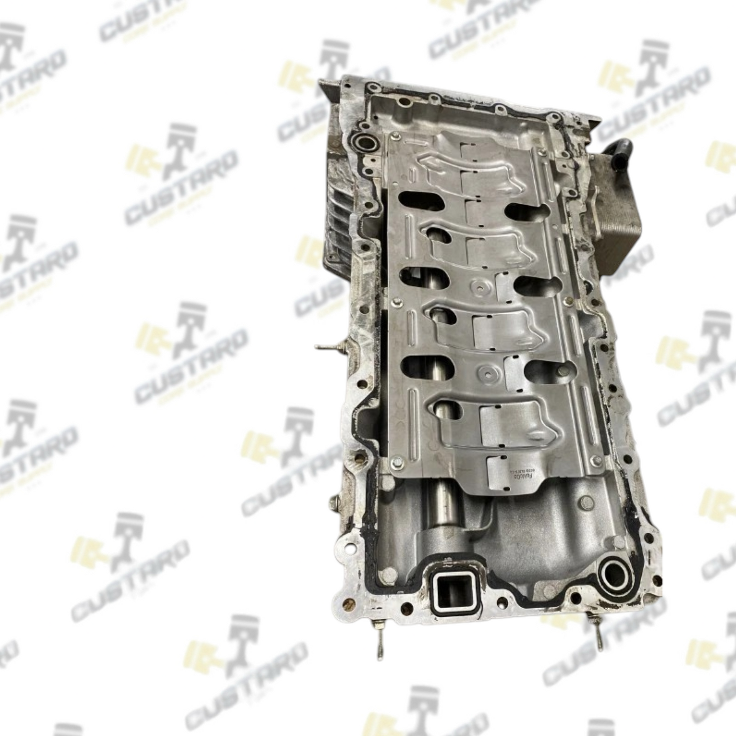 6.7L Powerstroke Upper Oil Pan USED P/N DC3Q-6676-AB