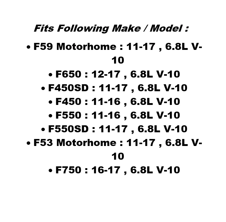 NEW Set of 10 Bosch 0280158346 fuel injector Ford 6.8L V10 FC4E9F593AB 2011 - 2017