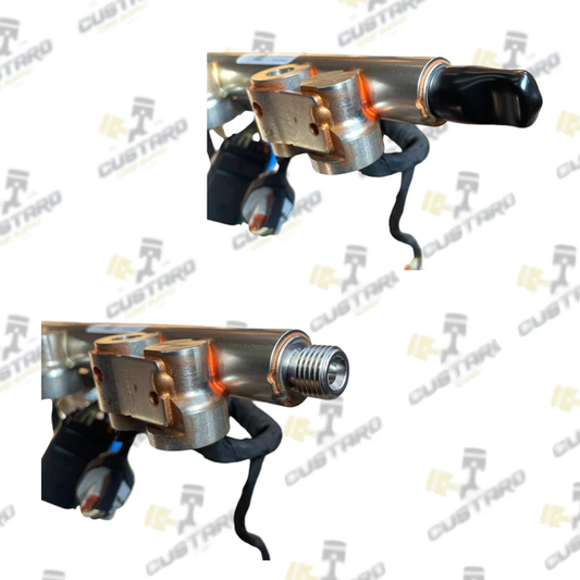 Ford F-150 2.7L V6 Turbo FT4E-BE OEM LH Bare Fuel Injector Rail 15 - 20