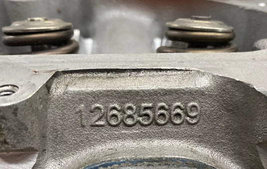 6.2L GM Chevrolet GEN V LT1 L86 CYLINDER HEADS Set OEM 126856691 L86 Single CYLINDER HEAD OEM 12685669