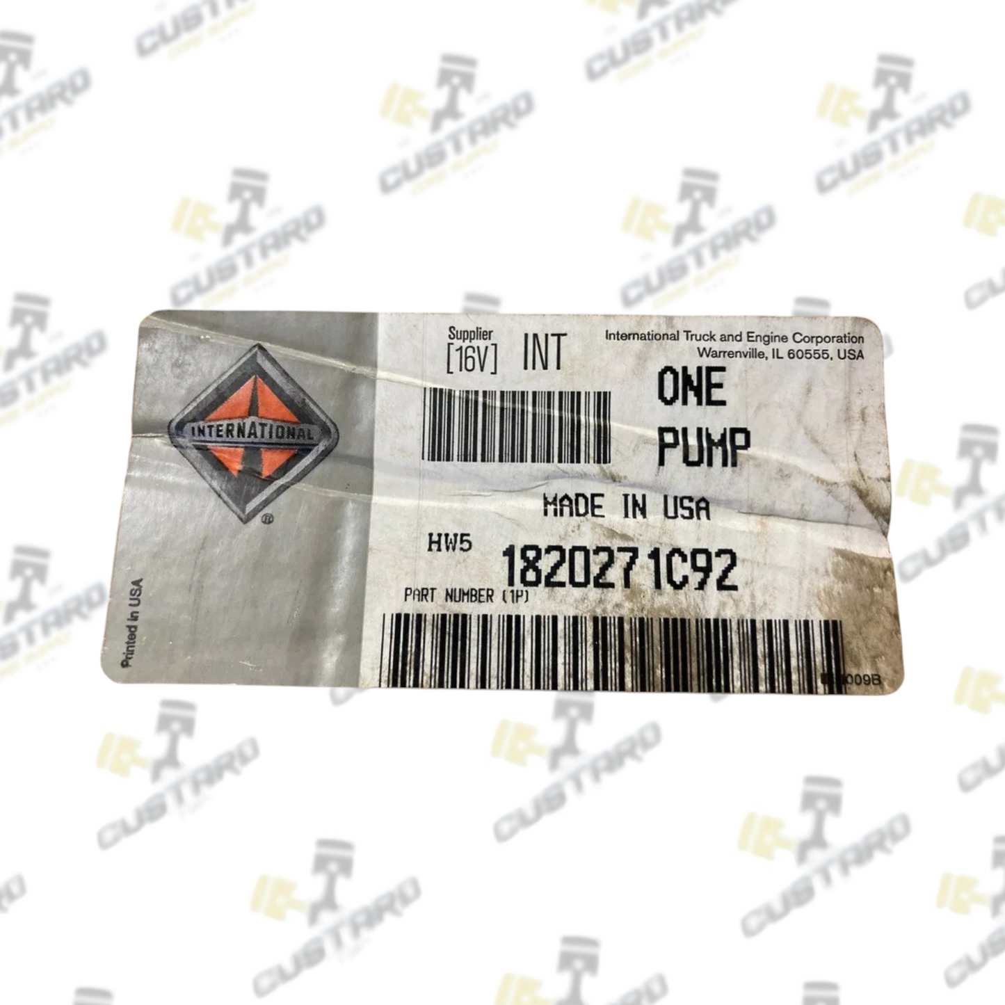 International Fuel Pump 0402076755 / 1820271C92