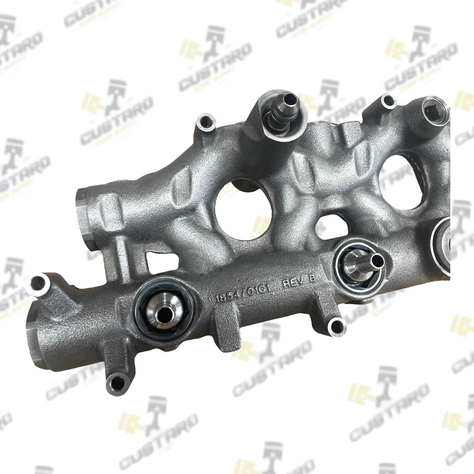 International VT365 6.0 6.0L Diesel Engine High Pressure Oil Rail 1854701C1 Set of 2