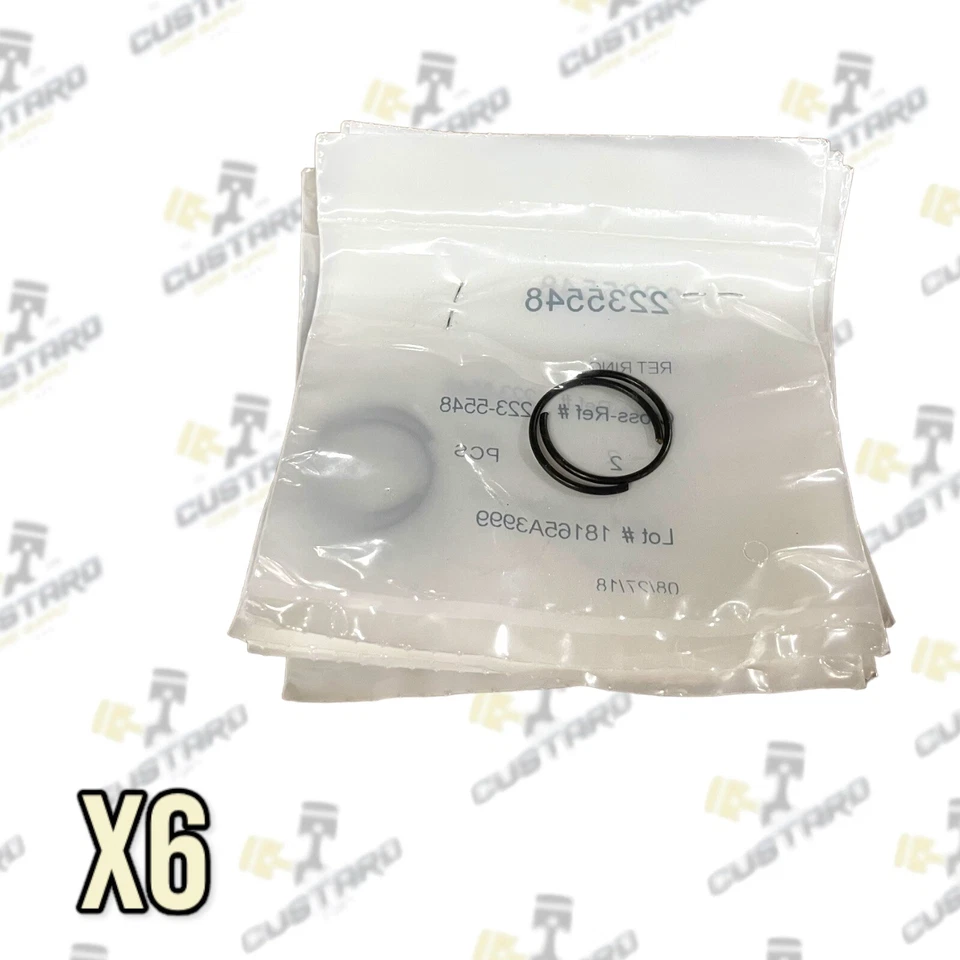 Mahle OE Mopar Chrysler 4.0L Pistons With Rings Set 2007 - 2011 2243778WR050MM