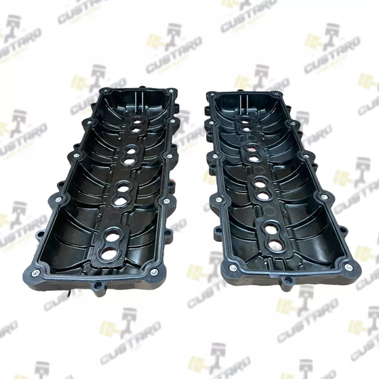 Set of (2) Genuine Mopar 5.7L 6.4L Hemi Valve Cover Dodge Chrysler 53022085AD w Hardware