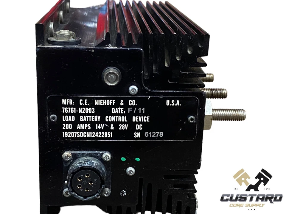 C.E. Niehoff and Co. Load Battery Control Device 76761-N2003 19207SOCN12422851