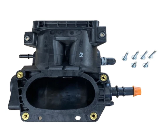 OEM Ford 6.8L V10 Intake Manifold Throttle Body Spacer Adapter New DC3E-9A589-AA