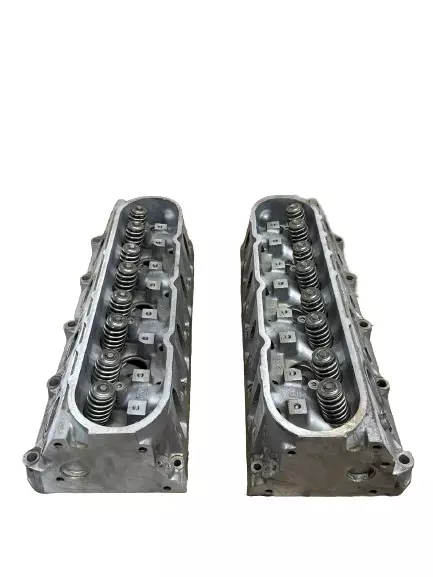 Set of 2 GM LS2 LS6 Gen III Gen Cylinder Head 243 W/ Valves and Springs