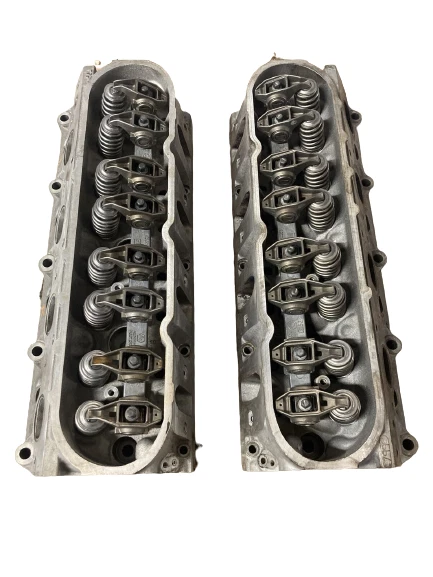 Set of 2 GM LS2 LS6 Gen III Gen IV Genuine OEM Cylinder Head 799 Assembly with Valves, Springs, and Rockers