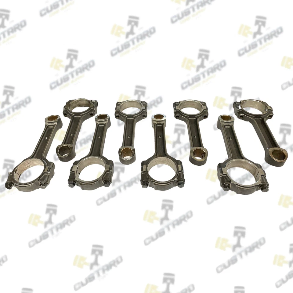 Set of 8 GM Connecting Rod w/ Bushing 5.3L GEN V LT Floating Pin GDI Direct Injection