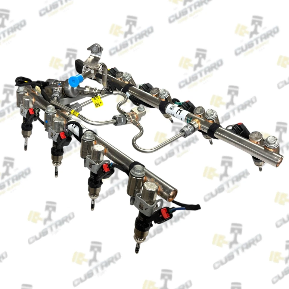 GM Chevrolet 5.3L Gen V L83 Complete OEM Fuel Rail Set | 12730222 & 12730221