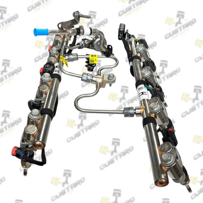 GM Chevrolet 5.3L Gen V L83 Complete OEM Fuel Rail Set | 12730222 & 12730221