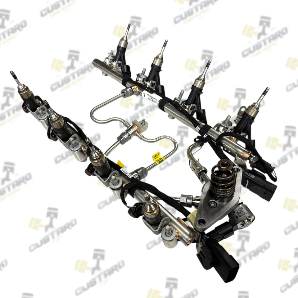 GM Chevrolet 5.3L Gen V L83 Complete OEM Fuel Rail Set | 12730222 & 12730221