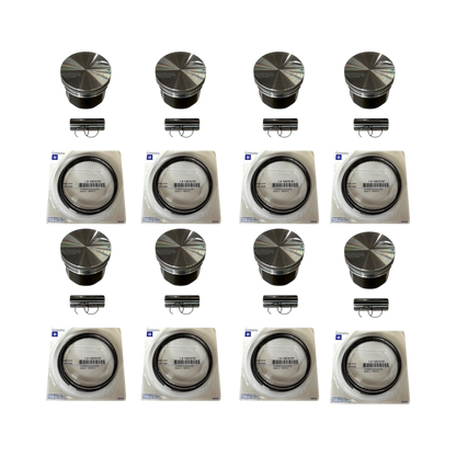 GM Chevrolet Silverado 5.3L 4.8L OEM STD Piston Set (8) W/ Rings & Pin | 1920867