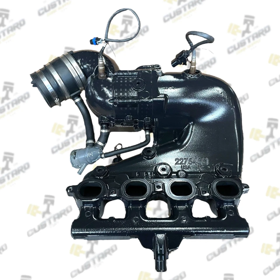 NEW Volvo Penta Genuine OEM Complete Exhaust Manifold Riser Set | 22754563 22754561