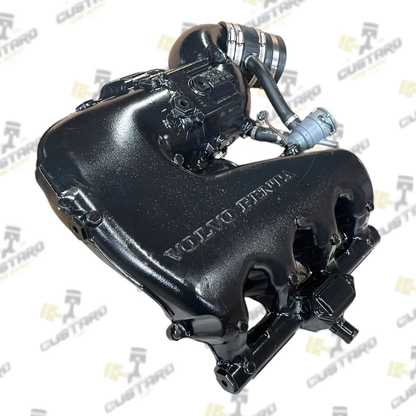 NEW Volvo Penta Genuine OEM Complete Exhaust Manifold Riser Set | 22754563 22754561