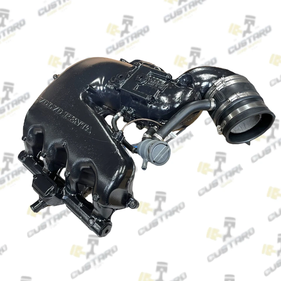 NEW Volvo Penta Genuine OEM Complete Exhaust Manifold Riser Set | 22754563 22754561