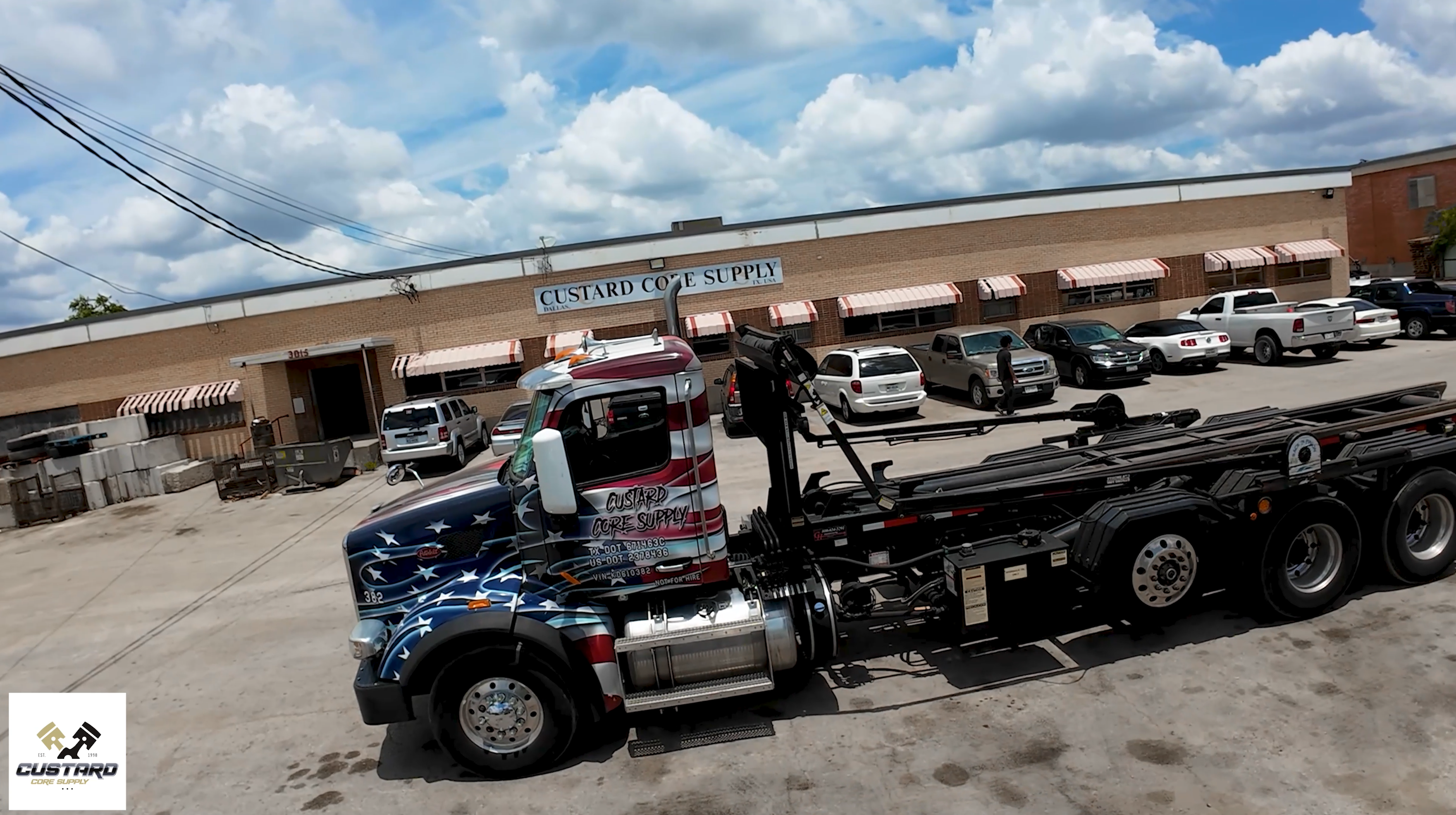 Load video: Custard Core Supply Warehouse Tour